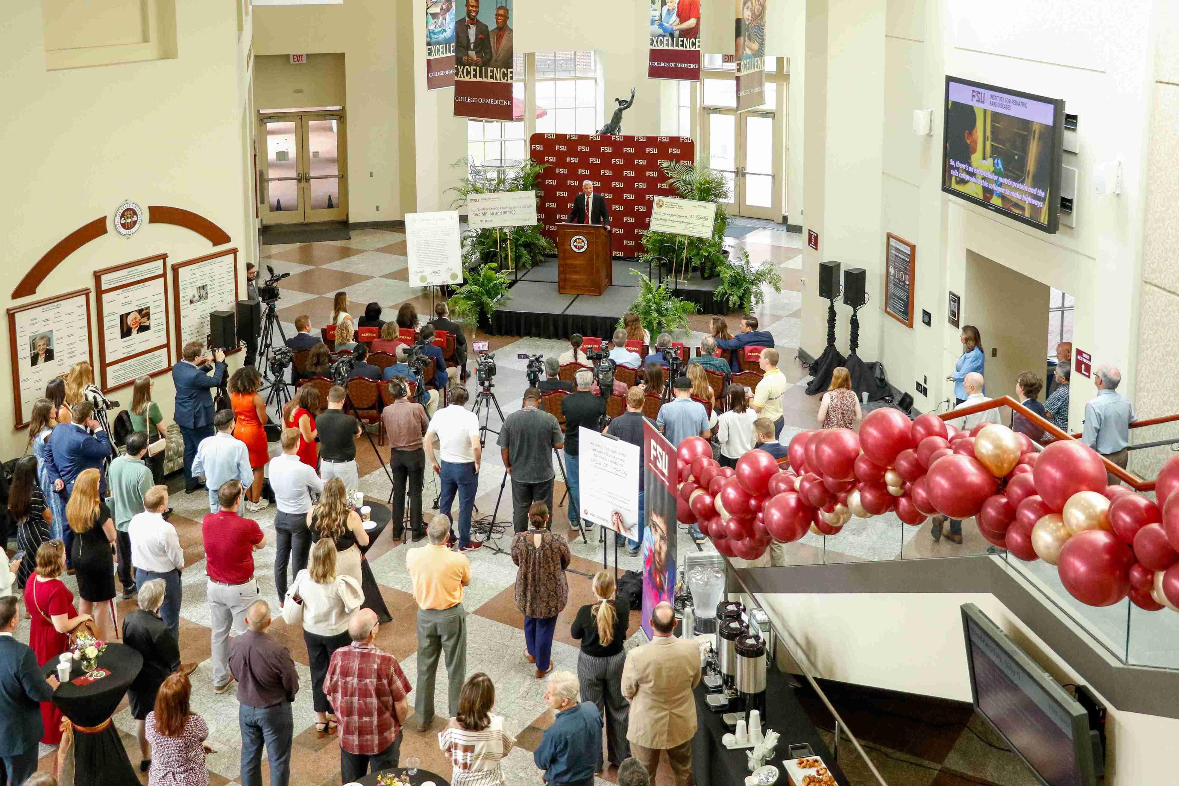 News Conference Crowd