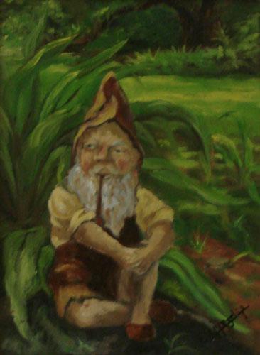 Garden Gnome by Charles Hazelip