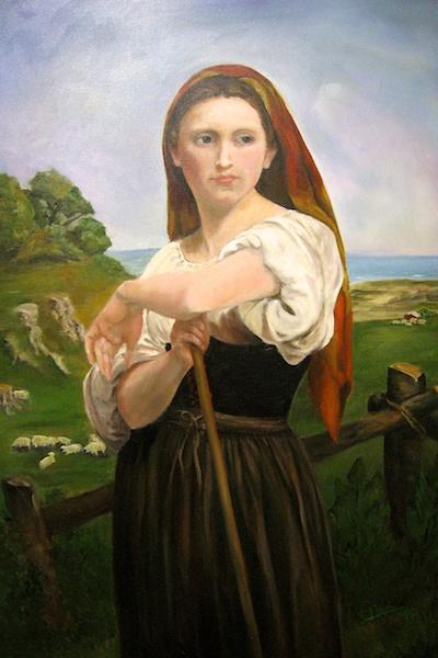 The Shepherdess by Charles Hazelip