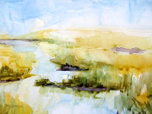 Salt Marsh by Nancy Johnson