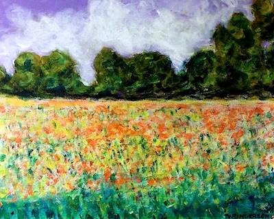 Wild Poppy Field by Richard Wingerson