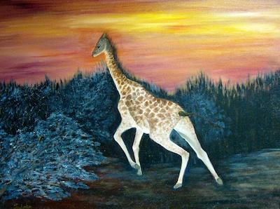 Giraffe by Tadako Knight