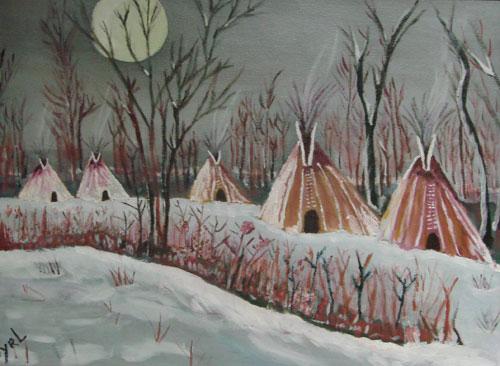 Winter Camp by Byrl Clayton
