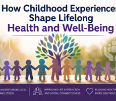 outlines of children holding hands with the article title above