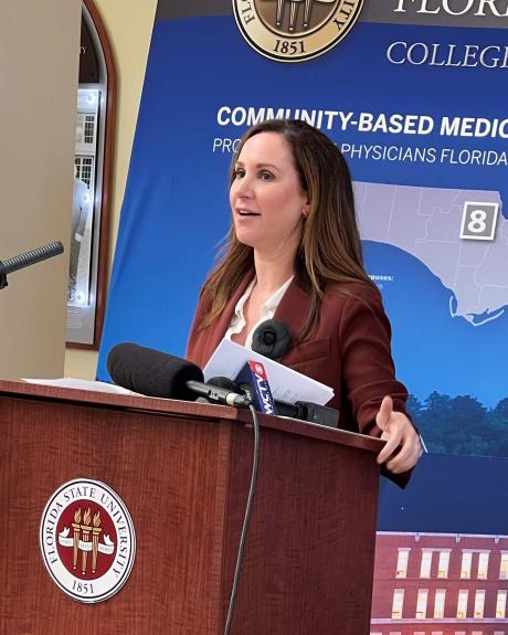 Amy Hecht, FSU vice president for student affairs