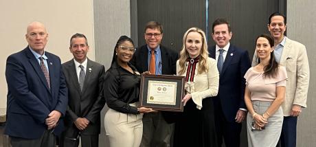Deja Austin MS4 recently recognized at the State of Florida Board of Medicine meeting