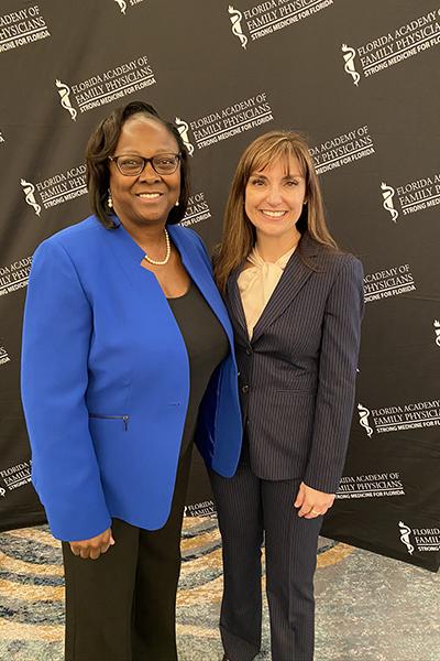 Alma Littles and Christie Alexander at the FAFP Summit