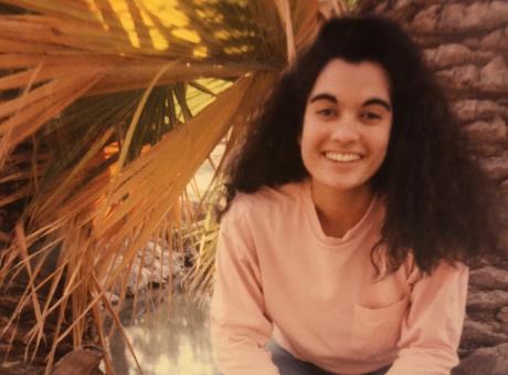 Karen Haq, smiling for the camera