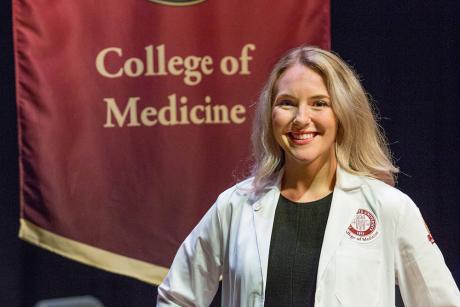 Katharyn Lindborg, who graduated from the IMS program in May 2018 with the first cohort of graduates, is now a first-year medical student at the FSU College of Medicine.