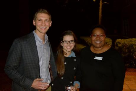 Matt and Laura Hager with Dr. Kerwyn Flowers