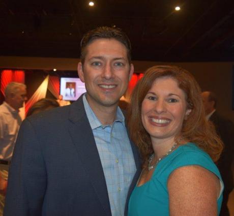 Robin Albritton with his wife