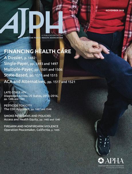 November 2019 cover of AJPH