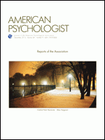 the cover of American Psychologist