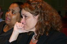 Thesla Berne-Anderson and Liz Foster