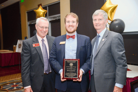 Kevin Coughlin receives deans award.
