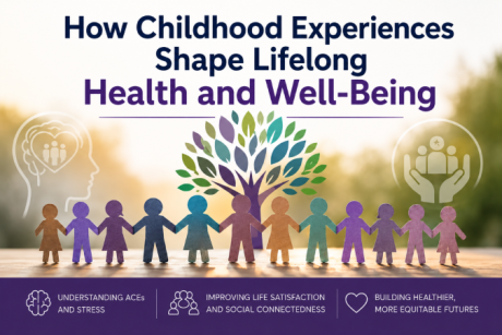 outlines of children holding hands with the article title above