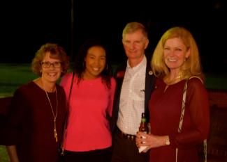 Dr. and Mrs. John Fogarty with Ciara Grayson, and Cindy Tyler