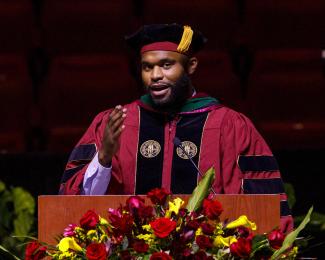Myron Rolle '21 commencement