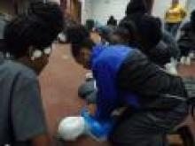 SSTRIDE CPR training for high-schoolers (FSU Headlines, February 2015)